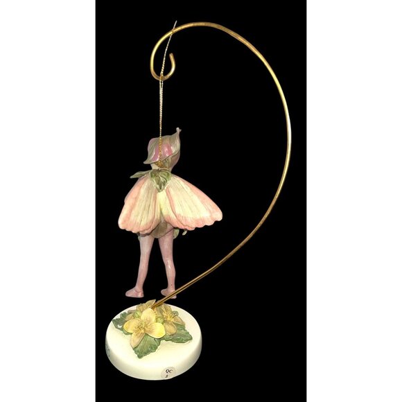 Cicely Mary Barker Flower Faires Dogwood Figurine Series VII with Stand 2000 - Picture 2 of 6